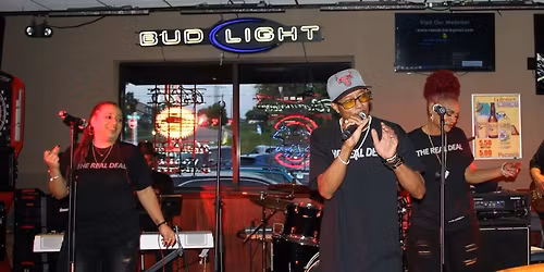 The Real Deal appearing live at Rascals December 13, 2025 from 8pm to 1am