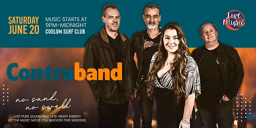 ~ LIVE BAND ~ Contraband @ Coolum Surfy