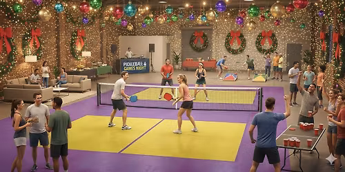 Holiday PickleBall Potluck Social! Entry Fee: Shareable Food\/Drinks! No Pay Required! (Limit 50 PPL