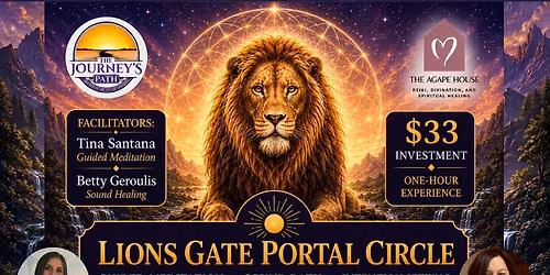 \u2728 Lions Gate Portal Circle \u2728 A Soul-Centered Gathering for Clarity, Courage & Spirit