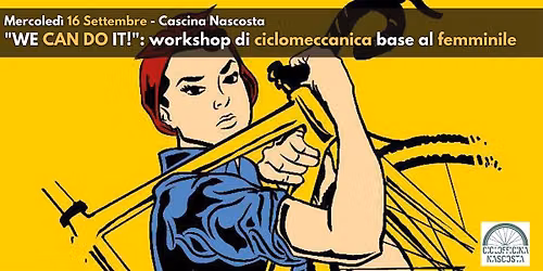 "We can do it": workshop di ciclomeccanica base al femminile