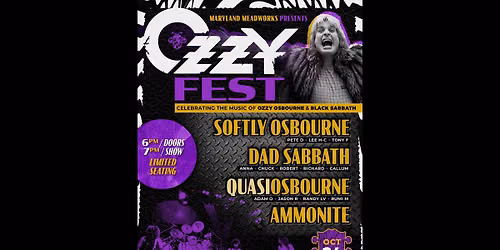 OZZY-Fest at Maryland Meadworks!