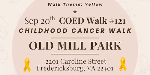 Beat Childhood Cancer Walk