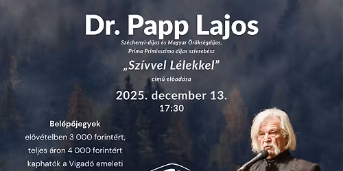 Dr. Papp Lajos el\u0151ad\u00e1sa