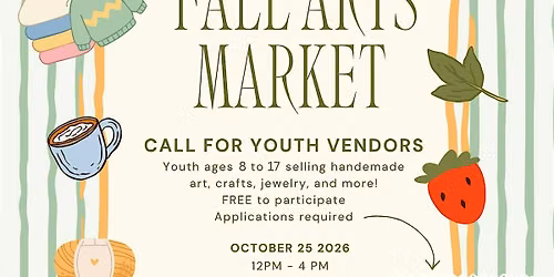 Youth Fall Arts Market - East Toronto