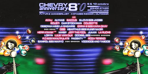 CHEVRY AGENCY : 8TH ANNIVERSARY [XXL FORMAT \u00b7 4 STAGES]
