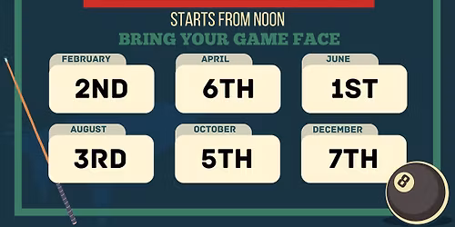 Pool Tournament (Every 2 Months)