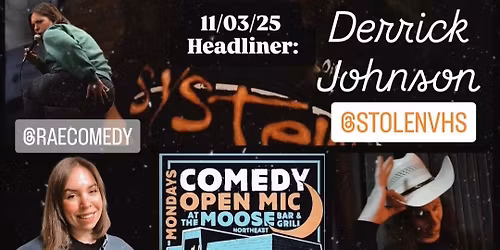 Headliner Derrick Johnson with Guest Host Rae Mernaugh