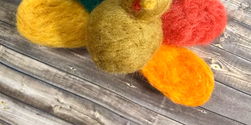 Needle Felted Turkeys!