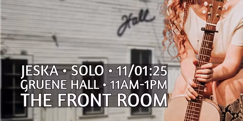Jeska solo @ Gruene Hall - The Front Room