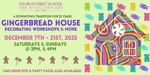 Gingerbread House Decorating Fundraiser