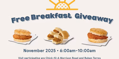 Free Breakfast Giveaway 