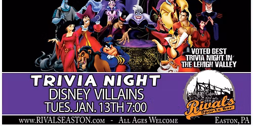 Trivia: Disney Villains