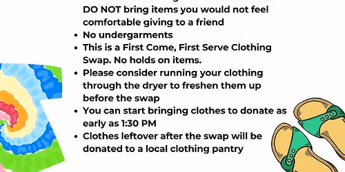 CRD\u2019s Summer Clothing Swap