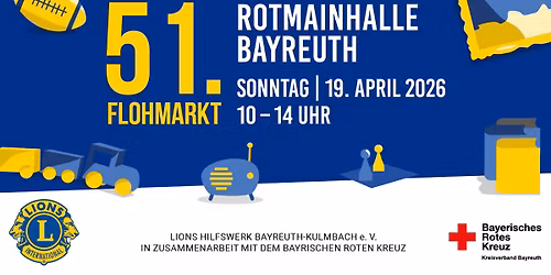 51. Lions-Flohmarkt in der Rotmainhalle 