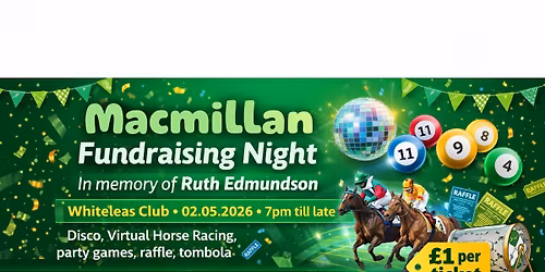 Macmillan Fundraising Night
