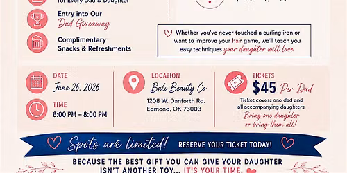 Brew\u2019s and Bow\u2019s\/Dad and Daughter Event