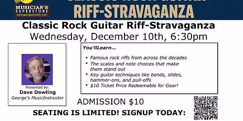 Classic Rock Guitar Riff-Stravaganza