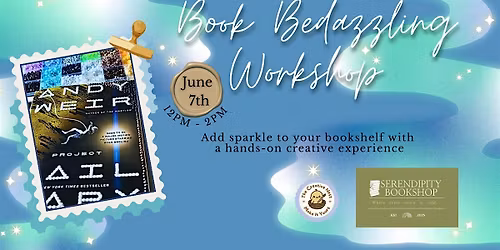 Book Bedazzling Workshop at Serendipity Bookshop