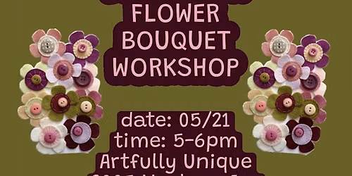 DIY Button Flower Bouquet Workshop