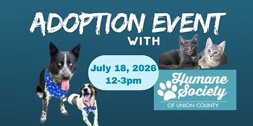 Adoption Event with the Humane Society of Union County