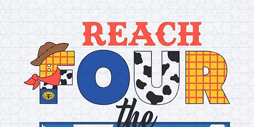 Reach FOUR the sky!  Jupiter is turning four