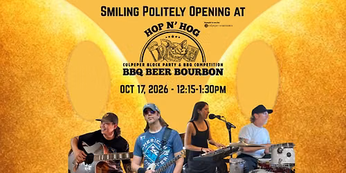 SP (Full Band) Opens at Hop n Hog!