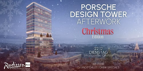 Porsche Design Tower After Work im Radisson Blu \u2013 Christmas Edition