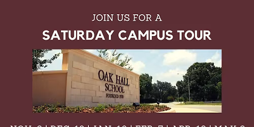 Saturday Campus Tour 