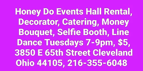 Honey Do Events Presents Mulutpurpose Hall Rental