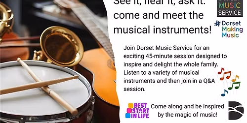See it, hear it, ask it: come and meet the musical instruments!