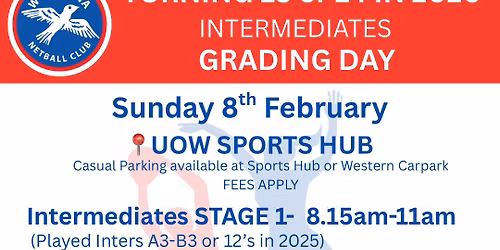 2026 Intermediates Grading Day