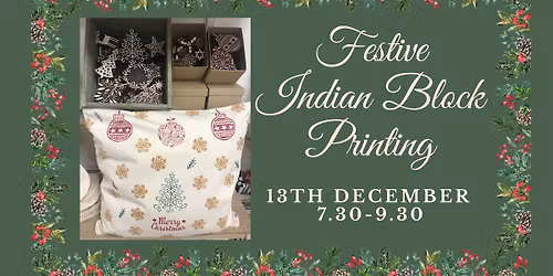 Festive Indian Block Printing