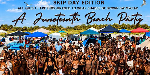 A sea of Melanin: A Juneteenth Beach Gathering