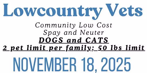 Lowcountry Vets Community Spay and Neuter