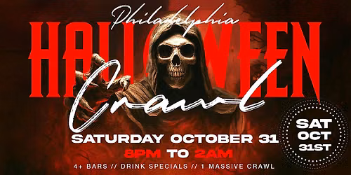Philadelphia Halloween Bar Crawl \u2014 Halloween Saturday on Sat, Oct 31st