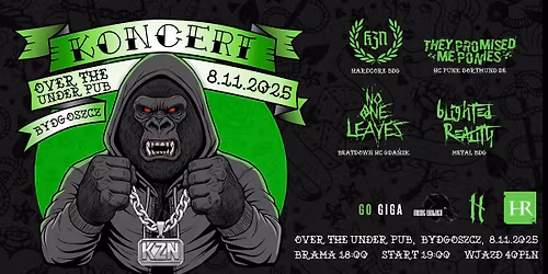 KONCERT Hardcore Gig\/ Kazan \/ They Promised Me Ponies \/ No On Leaves \/ Blighted Reality