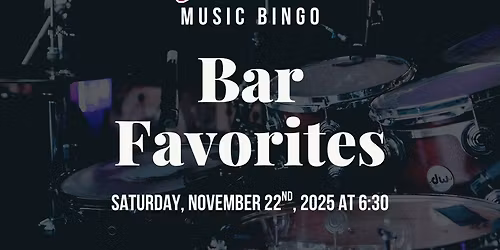 Music Bingo-Bar Favorites