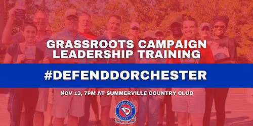 Grassroots Campaign Leadership Training