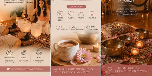 Mother\u2019s Day \u2728 Sound Healing, Cacao & Reiki (Private Session for 2)