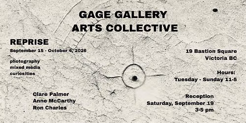 REPRISE  Lens based Art at The Gage Gallery