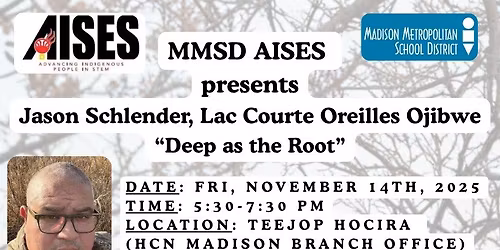 MMSD AISES - STEM Presentation - Jason Schlender, LCO Ojibwe