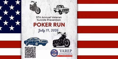 VAREP 9th Annual Veteran Suicide Prevention Poker Run
