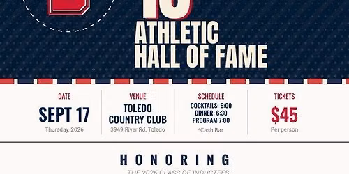 18th Bowsher Athletic Hall of Fame Induction Ceremony