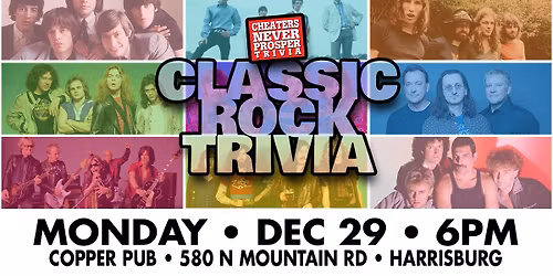 Classic Rock Trivia at Copper Pub and Grille - Harrisburg