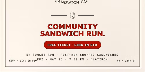 HOKA x Brown Bag Sandwhich Co. Community Run