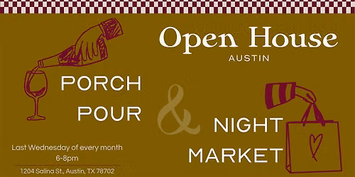 August Porch Pour + Night Market + Typewriter Social