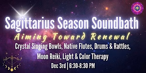 Sagittarius Season Sound Bath: Aiming Toward Renewal | Madison Heights, MI