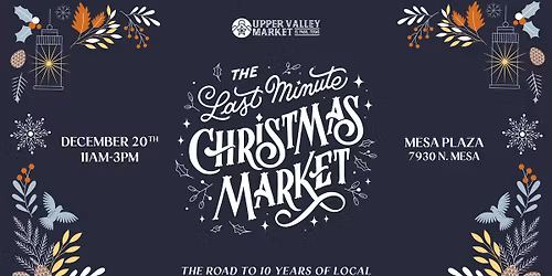 Last Minute Christmas Market