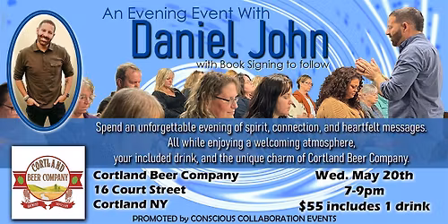 Spirit Night: With Daniel John - Cortland Beer Company